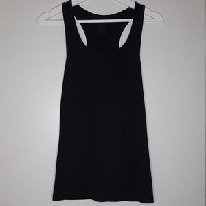 Black razor-back tank top (size M)